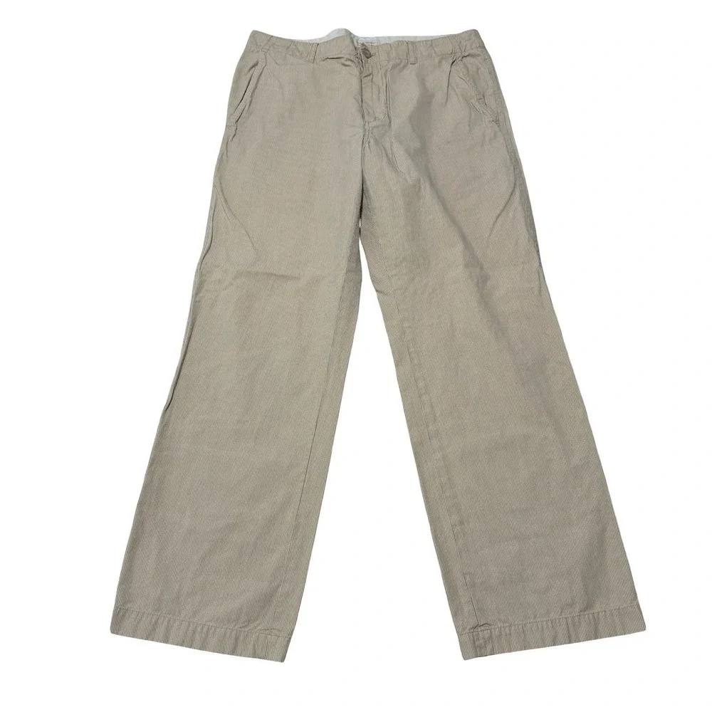 Vintage Y2K Banana Republic Baggy Striped Pants Size 35 x 32